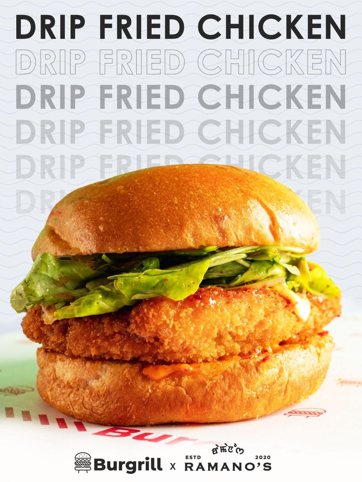 Drip Fried Chicken Burger