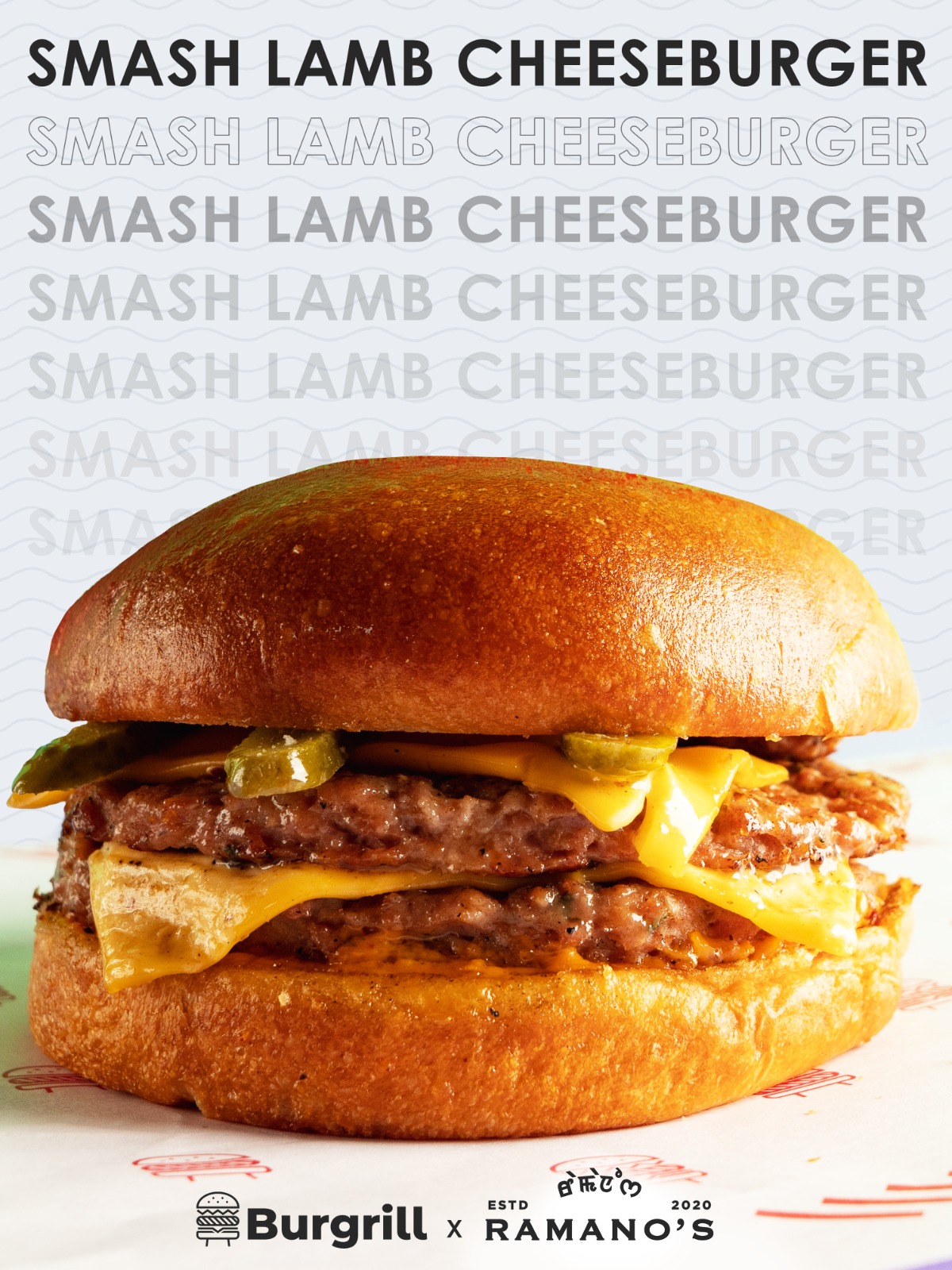 Smash Lamb Cheeseburger